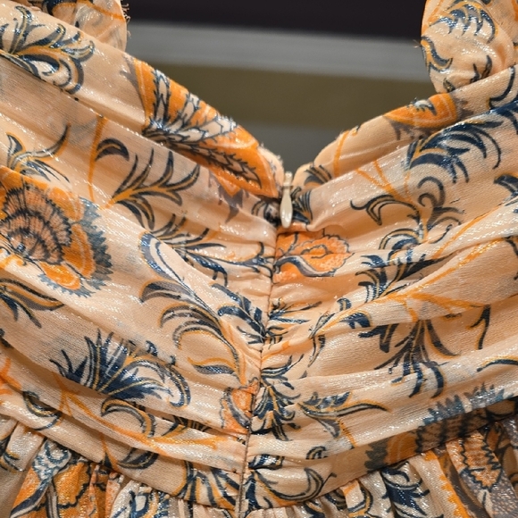 House of Harlow 1960 Floral Puff Sleeve Blouse - Picture 9 of 16